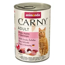 ANIMONDA Carny Adult Cat indyk, kurczak i krewetki 400g